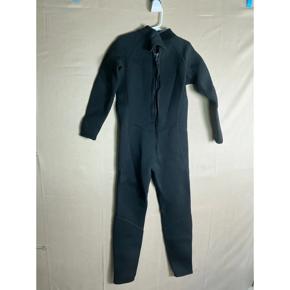 OMGear Kids 12 Wetsuit 3mm Neoprene Full Body Youth Surf Scuba Diving Suit Black